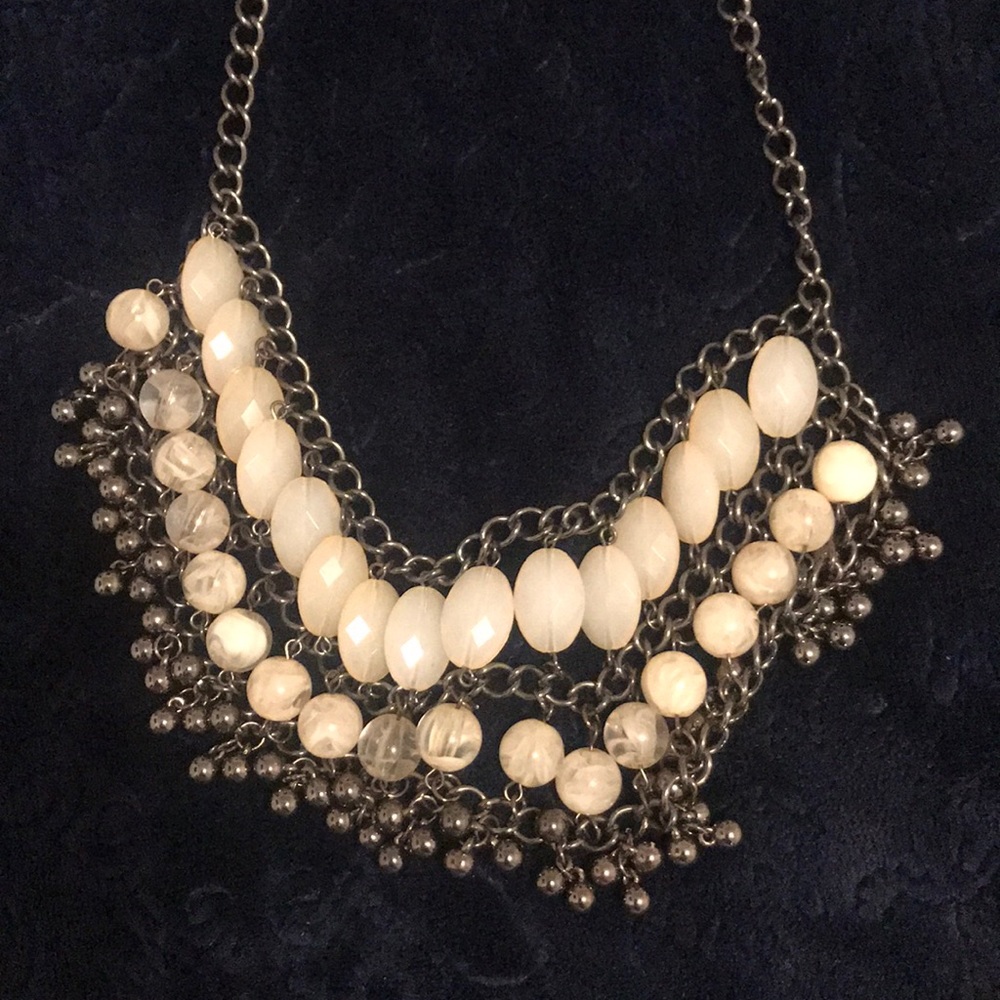 Pink fashion necklace